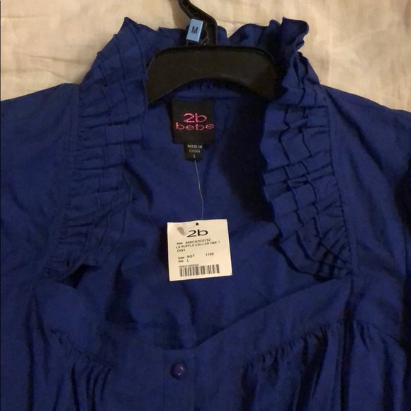 BeBe. Ruffle collar Shirt - Picture 3 of 4